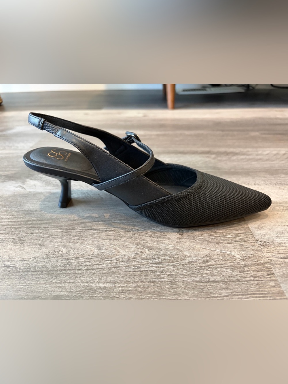 Cosy Island StrikeStep Elegant Stiletto Heeled Slingback - Low Heeled - Picture 2 of 5